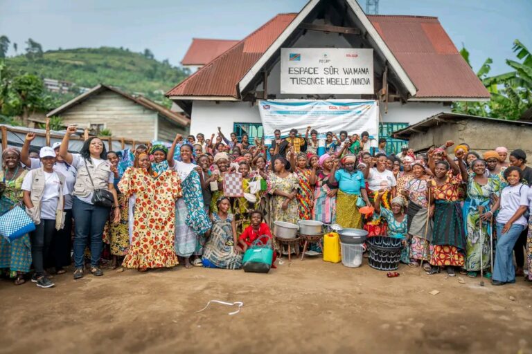 Sud-Kivu : 350 femmes déplacées bénéficient des formations professionnelles dans un Espace sûr de Minova