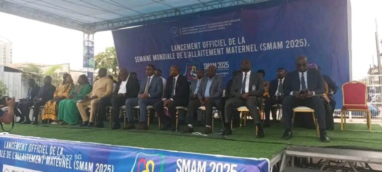 RDC : lancement officiel de la Semaine mondiale de l’allaitement maternel 2025 à Kinshasa