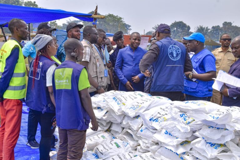 Kasaï : plus de 170 tonnes de semences distribuées à 8 663 ménages vulnérables à Mweka