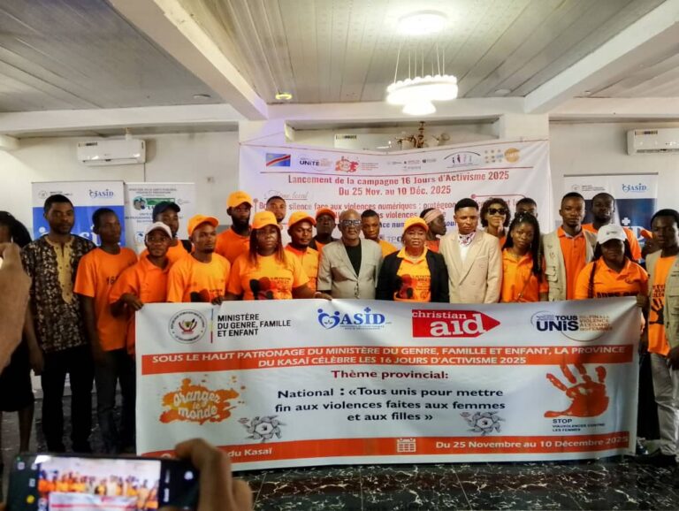 Kasaï : le gouvernement provincial s’engage à accompagner les victimes des violences numériques