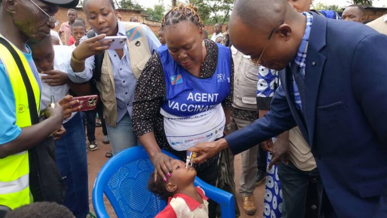 Mwene-Ditu : début de la campagne de vaccination contre la poliomyélite