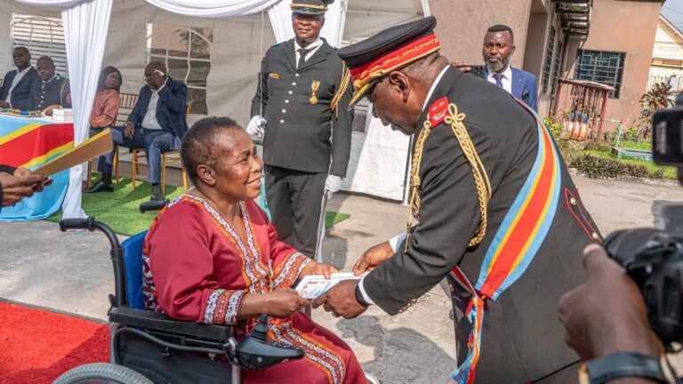 Drois des femmes en RDC : Julienne Lusenge reçoit « le prix de distinction» de la part de la chancellerie des ordres nationaux