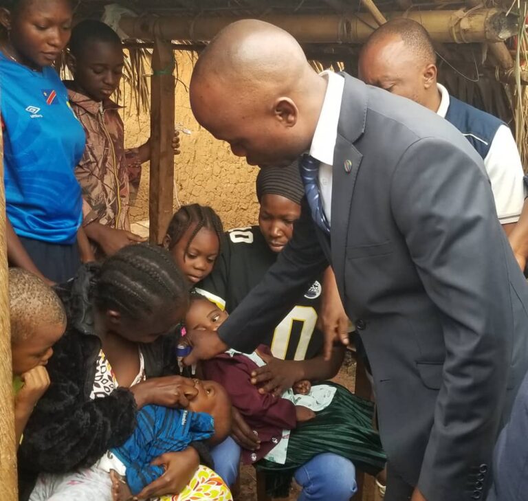 Haut-Uélé : Lancement de la deuxième phase de la campagne de vaccination contre la poliomyélite à Isiro
