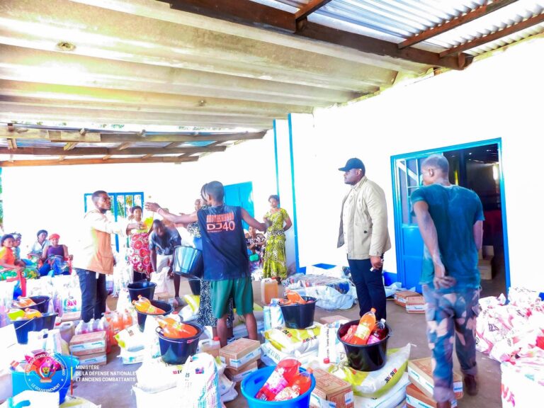 Kalemie : des vivres et non vivres remis aux blessés de guerre et déplacés originaires de Bukavu et Goma