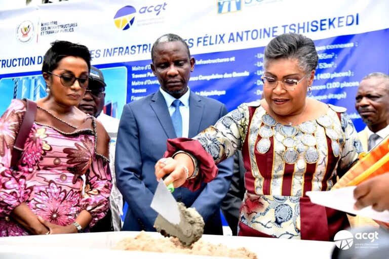 Kinshasa : la Première Ministre Judith Suminwa lance les travaux de construction du Centre des infrastructures