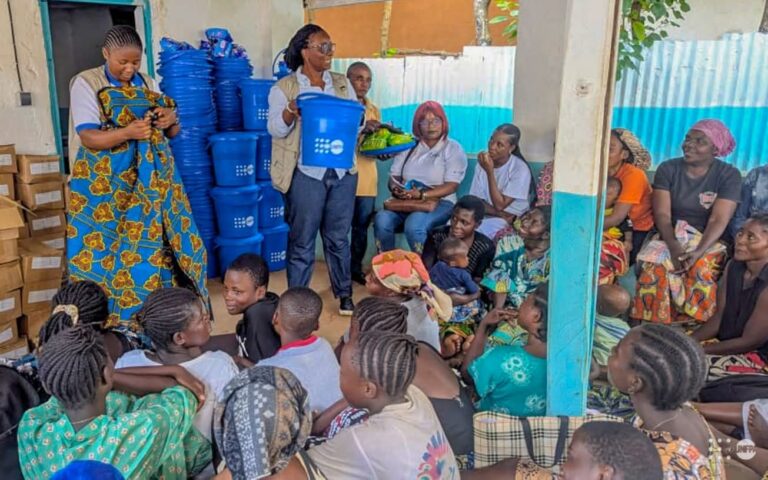 Sud-Kivu : Lancement de la distribution de kits de dignité aux femmes déplacées à Kamanyola
