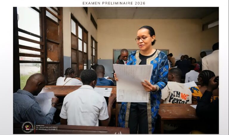 Éducation : la ministre Raissa Malu lance l’épreuve préliminaire de la 59e édition de l’Examen d’État 2026