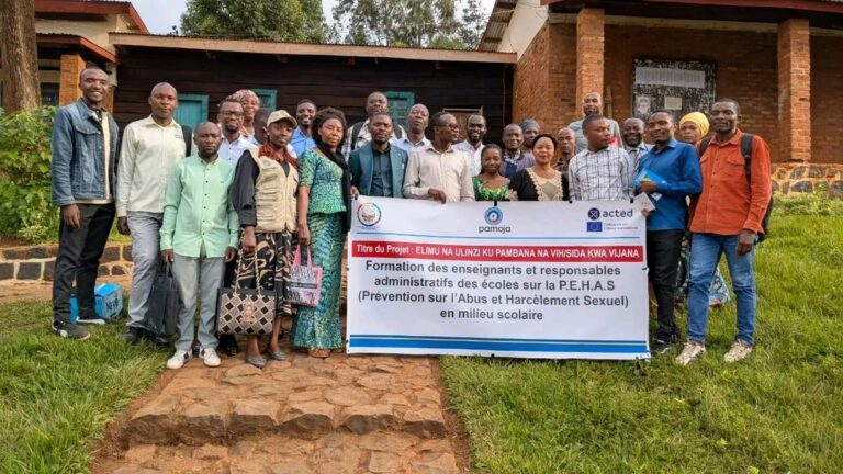 Sud-Kivu : les enseignants et personnels administratifs de deux écoles formés sur la prévention des l’exploitation et abus sexuels