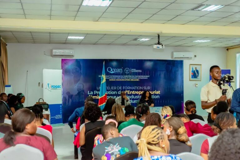 Kinshasa : des femmes formées à l’entrepreneuriat pour une industrialisation inclusive